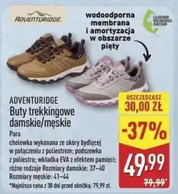 ALDI Buty trekkingowe 41-44 Adventuridge oferta