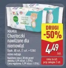 ALDI Chusteczki dla niemowląt sensitive Mamia oferta