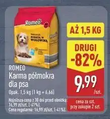 ALDI Karma dla psa z wołowiną i warzywami Romeo (Karma) oferta