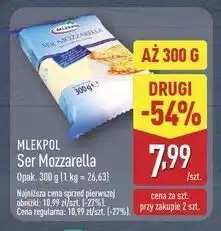 ALDI Ser mozzarella - kostka Mlekpol oferta