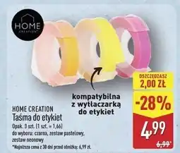ALDI Taśma do etykiet Home Creation oferta