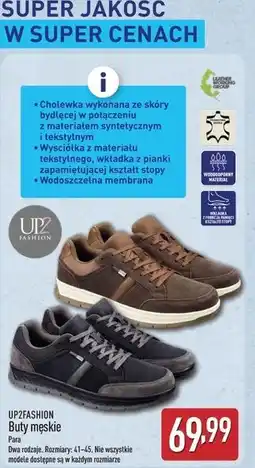 ALDI Buty męskie 41-45 Up2Fashion oferta