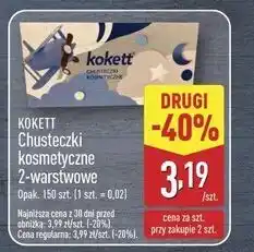 ALDI Chusteczki kosmetyczne Kokett oferta