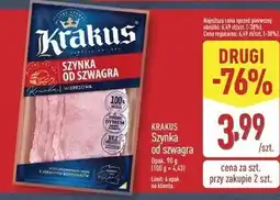 ALDI Szynka od szwagra Krakus Animex oferta