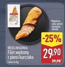 ALDI Filet wędzony z piersi kurczaka Wędliniarnia Classic oferta