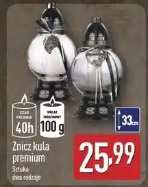 ALDI Znicz szklany kula oferta