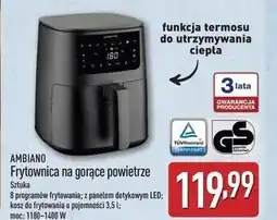 ALDI Frytownica na gorące powietrze 1180-1400 w Ambiano oferta