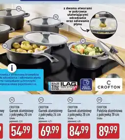 ALDI Patelnia aluminiowa 28 cm Crofton oferta