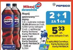 Carrefour Napój Pepsi Zero oferta