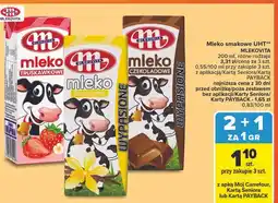 Carrefour Mleko truskawkowe Mlekovita Wypasione oferta