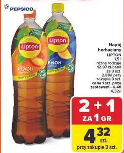 Carrefour Napój lemon Lipton Ice Tea oferta