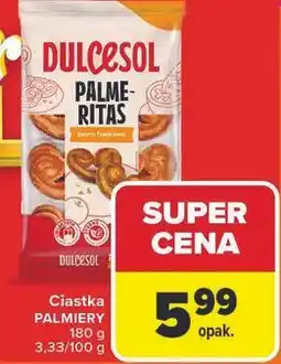 Carrefour Ciastka palmiery Dulcesol oferta