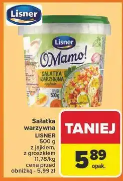 Carrefour Sałatka warzywna z groszkiem Lisner O Mamo! oferta