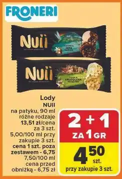 Carrefour Lód cream & anatolian pistachio Nuii oferta