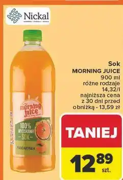 Carrefour Sok mandarynka Morning Juice oferta