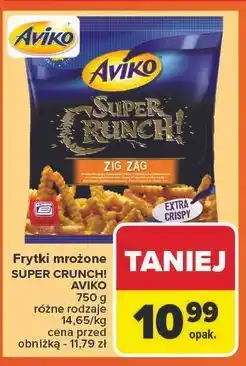 Carrefour Frytki zig zag Aviko Super Crunch oferta