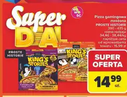 Carrefour Pizza king's stories el clasico szynka i pieczarki Iglotex Proste Historie oferta