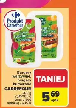 Carrefour Burgery buraczane Carrefour Sensation oferta