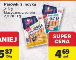 Carrefour Parówki z indyka serem Indykpol oferta