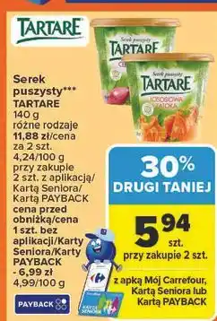 Carrefour Serek cebulowe pole Tartare oferta