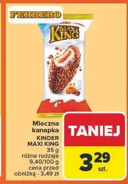 Carrefour Baton Kinder Maxi King oferta