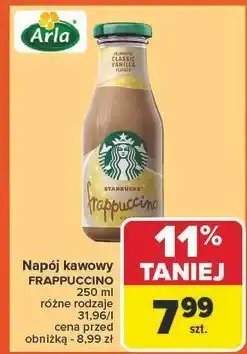 Carrefour Napój classic vanilla Starbucks Frappuccino oferta