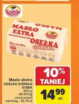 Carrefour Masło osełka Sobik oferta