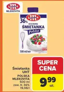 Carrefour Śmietanka polska 36% Mlekovita oferta