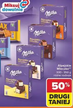 Carrefour Czekoladki śmietankowe happy cows Milka Alpejskie Mleczko oferta