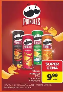 Carrefour Chipsy original Pringles oferta