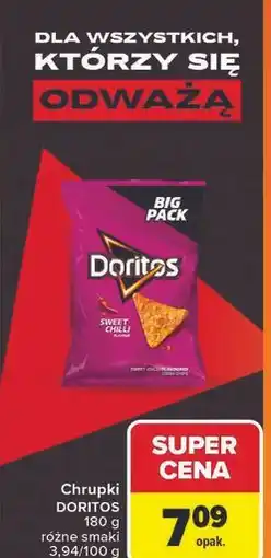 Carrefour Chipsy sweet chili Doritos oferta
