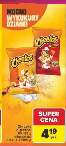 Carrefour Chrupki cheese Cheetos oferta