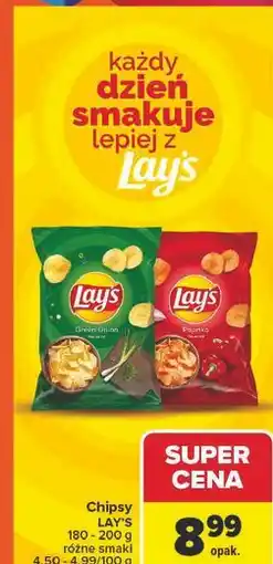 Carrefour Chipsy paprykowe Lay's oferta