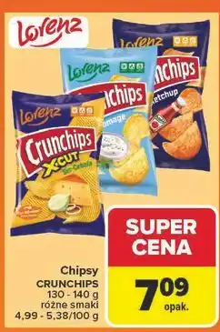 Carrefour Chipsy ketchup Crunchips oferta
