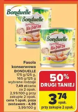 Carrefour Fasola biała cannellini Bonduelle Ugotowane Na Parze oferta