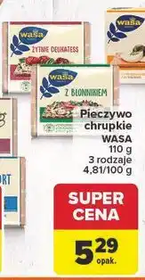 Carrefour Pieczywo z błonnikiem Wasa oferta