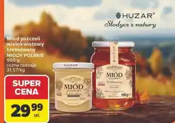Carrefour Miód kremowany nektarowy wielokwiatowy Huzar oferta