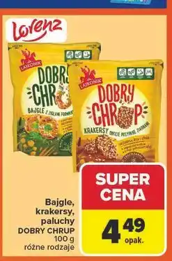 Carrefour Przekąska z ziarnami sezamu lnu i chia Lajkonik Dobry Chrup oferta
