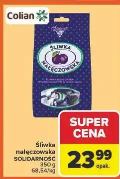 Carrefour Śliwka w czekoladzie Solidarność Nałęczowska oferta
