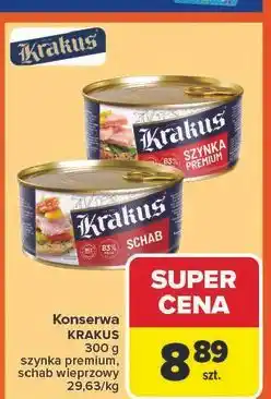 Carrefour Szynka premium Krakus Animex oferta