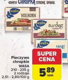 Carrefour Pieczywo chrupkie na zakwasie Wasa oferta