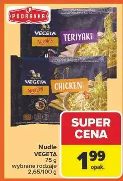 Carrefour Zupa chicken flavour Vegeta Noodles oferta