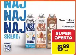Carrefour Napój barista owies Tymbark Just Plants oferta