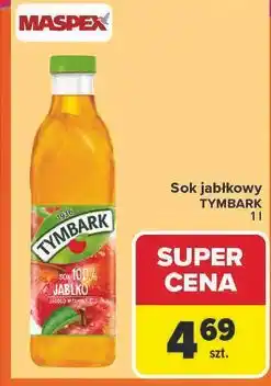 Carrefour Sok jabłkowy 100% Tymbark oferta