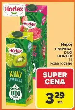 Carrefour Napój czerwone winogrono-gujawa Hortex Tropical Duo oferta