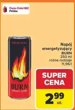 Carrefour Napój original Burn oferta