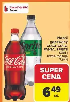 Carrefour Napój Sprite Zero oferta