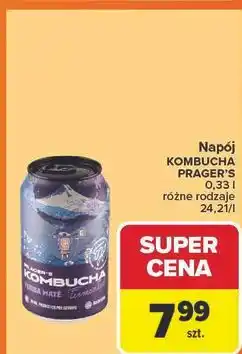 Carrefour Napój Pragers Kombucha Yerba Mate oferta