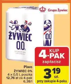 Carrefour Piwo Żywiec Bezalkoholowe oferta