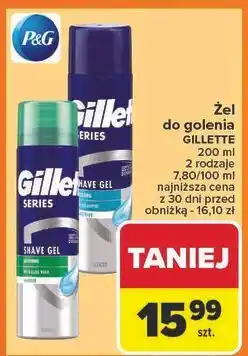 Carrefour Żel do golenia sensitive cool Gillette Series oferta